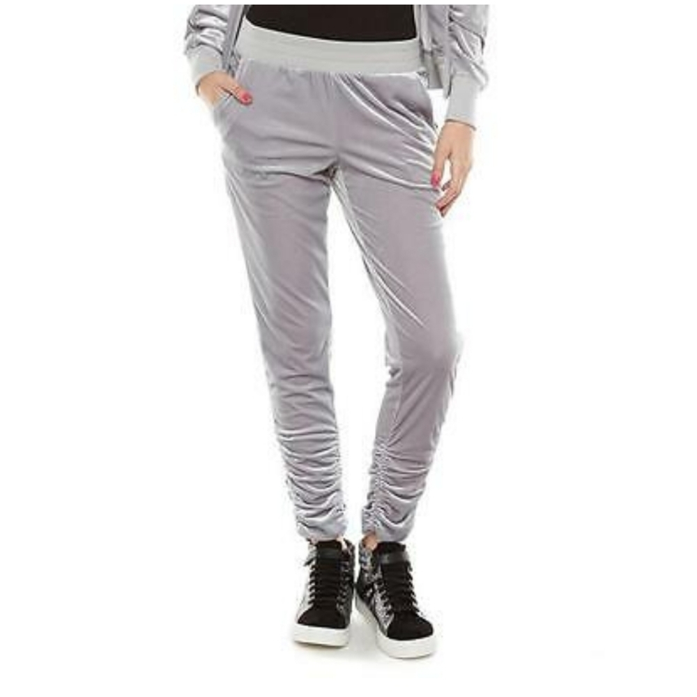 👖Juicy Couture- Ruched Ankle Velvet Track Pants👖